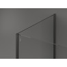 Mexen Kioto dušo sienelė Walk-in 100 x 75 cm, skaidri, ginklo metalo - 800-100-212-95-00-075