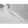 Mexen Flat MGW linijinis nutekėjimas 80 cm, Baltas stiklas - 1027080-15