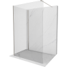 Mexen Kioto Walk-in dušo siena 110 x 80 cm, skaidri, šlifuota nikelio - 800-110-212-97-00-080