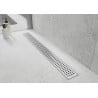 Mexen Flat 360° M08 pasukamas linijinis nutekėjimas 100 cm, inox - 1025100-40