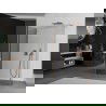 Mexen Kioto prausimosios sienelės Walk-in 125 x 100 x 30 cm, skaidrus, šlifuotas varis - 800-125-100-221-65-00-030