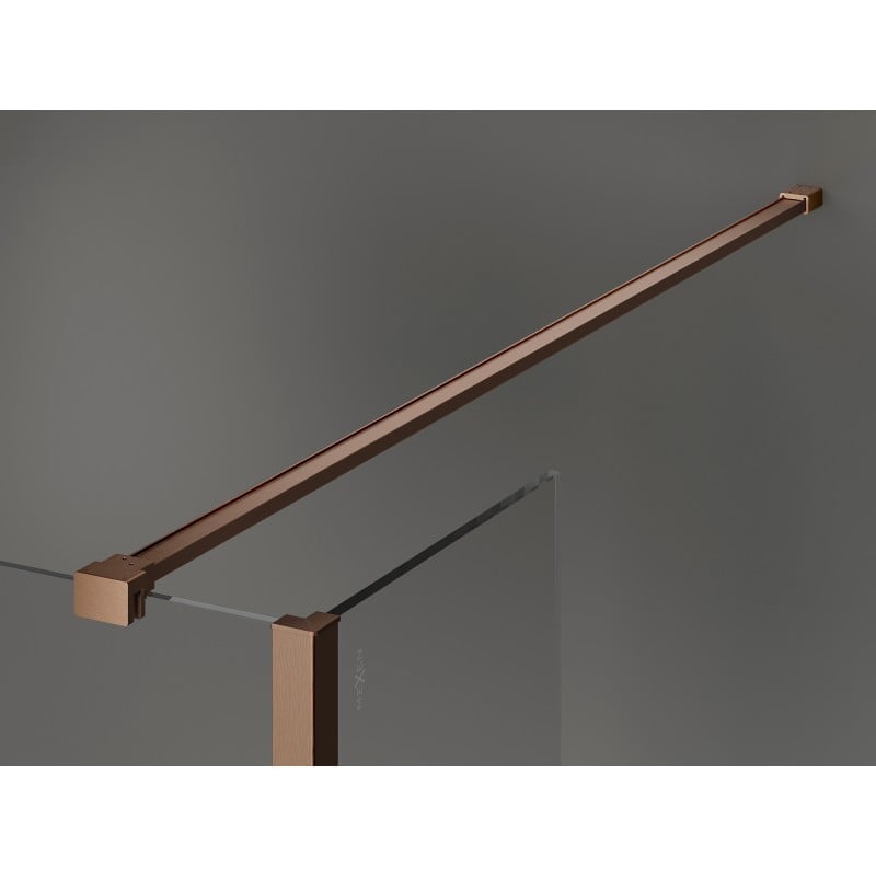 Mexen Kioto dušo pertvara Walk-in 120 x 120 x 30 cm, skaidri, valcuota varis - 800-120-120-221-65-00-030