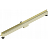 Mexen Flat Wall sieninis linijinis nutekėjimas 2in1 120 cm, auksinis - 1530120