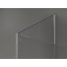 Mexen Kioto dušo siena Walk-in 140 x 90 x 30 cm, juodo rašto, chromas - 800-140-090-221-01-70-030