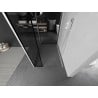 Mexen Kioto dušo sienelė Walk-in 100 x 90 x 30 cm, juodas raštas, balta - 800-100-090-221-20-70-030