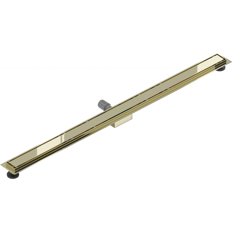 Mexen Flat M13 linijinis drenažas 2in1 160 cm, auksinis - 1510160
