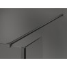 Mexen Kioto dušo pertvara Walk-in 125 x 80 x 30 cm, skaidri, gun metal - 800-125-080-221-95-00-030