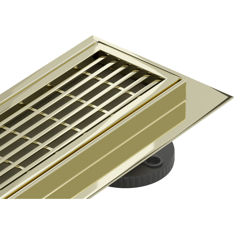 Mexen Flat M33 linijinis drenažas 80 cm, auksinis - 1533080-15