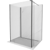 Mexen Kioto Walk-in dušo sienelė 120 x 120 x 40 cm, skaidri, juoda - 800-120-120-221-70-00-040