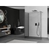 Mexen Kioto Dušo siena Walk-in 120 x 120 x 30 cm, skaidrus, ginklų metalo spalvos - 800-120-120-221-95-00-030