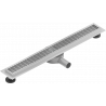 Mexen Flat 360° M33 pasrovinis nutekėjimas, besisukantis 60 cm, inox - 1033060-40