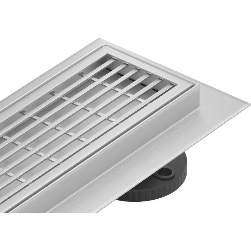 Mexen Flat 360° M33 rotacinis linijinis nutekėjimas 80 cm, inox - 1033080-40