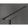 Mexen Kioto dušo siena Walk-in 140 x 120 x 40 cm, juodas raštas, juodas - 800-140-120-221-70-70-040