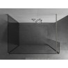 Mexen Kioto Dušo sienelė Walk-in 120 x 90 x 30 cm, skaidri, šlifuotas nikelis - 800-120-090-221-97-00-030
