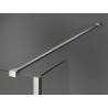 Mexen Kioto Dušo sienelė Walk-in 120 x 90 x 30 cm, skaidri, šlifuotas nikelis - 800-120-090-221-97-00-030