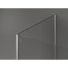 Mexen Kioto Dušo sienelė Walk-in 120 x 70 x 30 cm, juodas raštas, šveicariškas nikelis - 800-120-070-221-97-70-030