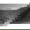 Mexen Kioto Walk-in dušo siena 130 x 70 x 30 cm, juodas raštas, matinio nikelio - 800-130-070-221-97-70-030