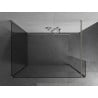 Mexen Kioto dušo siena Walk-in 125 x 120 x 30 cm, skaidrus, šlifuotas nerūdijantis plienas - 800-125-120-221-97-00-030