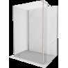 Mexen Kioto Walk-in dušo sienelė 130 x 120 x 30 cm, skaidri, šlifuota nikelio - 800-130-120-221-97-00-030