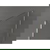 Mexen Kioto Walk-in dušo siena 130 x 85 x 40 cm, skaidrus, šepečiu nikelio - 800-130-085-221-97-00-040