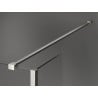 Mexen Kioto dušo siena Walk-in 120 x 100 x 40 cm, skaidrus, šlifuotas nerūdijantis plienas - 800-120-100-221-97-00-040