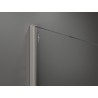 Mexen Kioto Dušo siena Walk-in 120 x 100 cm, skaidri, šlifuotas nikelis - 800-120-202-97-00-100