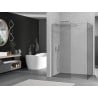 Mexen Kioto Walk-in dušo siena 145 x 100 cm, skaidrus, šviesiai nikelio - 800-145-202-97-00-100