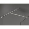 Mexen Kioto dušo sienelė Walk-in 170 x 70 cm, skaidri, šlifuotas nikelis - 800-170-202-97-00-070