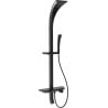 Mexen Sonic išorinis dušo komplektas su lietaus dušu ir baterija, juodas - 78110-70