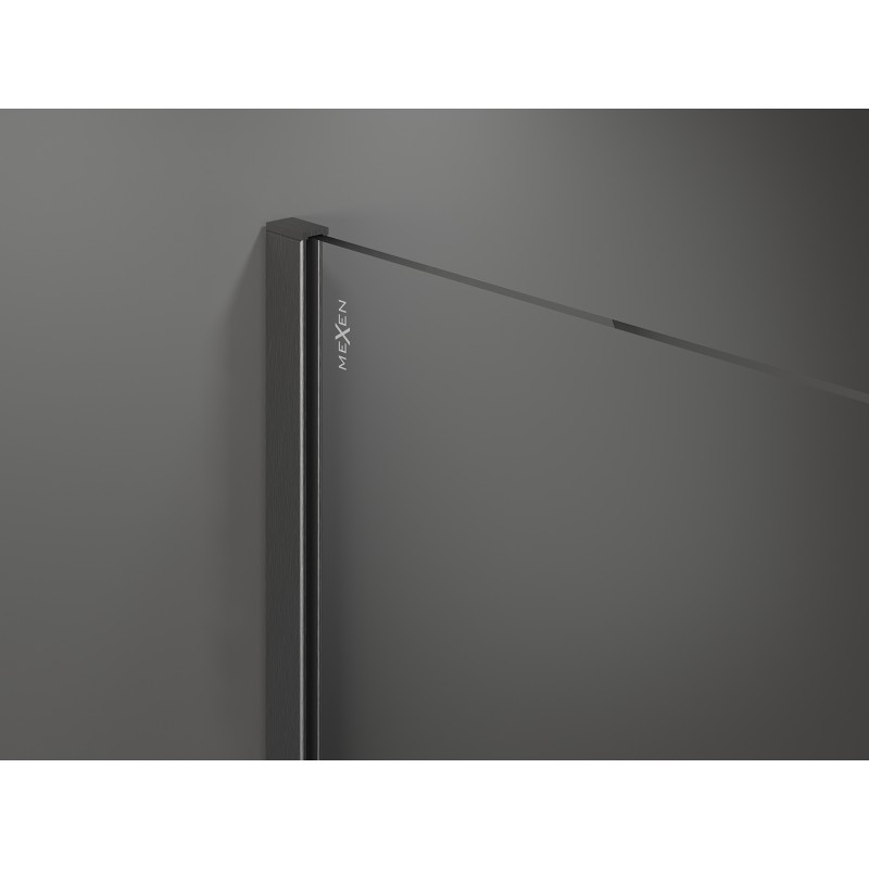 Mexen Kioto dušo sienelė Walk-in 140 x 100 cm, skaidri, šešėlių pilka šlifuota - 800-140-202-66-00-100