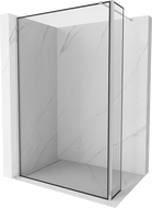 Mexen Kioto Walk-in dušo sienelė 120 x 30 cm, juodas raštas, chromas - 800-120-212-01-70-030