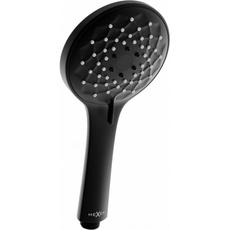 Mexen R-74 3-funkcijų dušo rankena, juoda - 79574-70