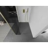 Mexen Kioto Walk-in dušo sienelė 100 x 30 cm, skaidri, auksinė šlifuota - 800-100-212-55-00-030
