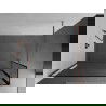 Mexen Kioto walk-in dušo siena 100 x 40 cm, juodos raštas, rožinė auksinė - 800-100-212-60-70-040