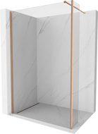 Mexen Kioto dušo siena Walk-in 100 x 30 cm, skaidrus, šlifuota varis - 800-100-212-65-00-030