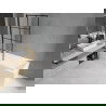 Mexen Cubik stačiakampė vonia 150 x 70 cm su apdaila ir vienanariu 70 cm ekranu, juodas raštas fix - 550315070X9307007077