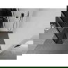 Mexen Kioto walk-in dušo sienelė 140 x 40 cm, juodas raštas, gun gray šlifuota - 800-140-212-66-70-040
