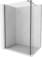 Mexen Kioto Walk-in dušo siena 120 x 30 cm, skaidri, juoda - 800-120-212-70-00-030