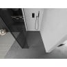 Mexen Kioto Walk-in dušo siena 120 x 40 cm, skaidri, juoda - 800-120-212-70-00-040