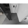 Mexen Kioto dušo sienelė Walk-in 130 x 30 cm, skaidri, gun metal - 800-130-212-95-00-030