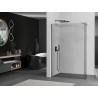 Mexen Kioto dušo sienelė Walk-in 130 x 40 cm, skaidri, gun metal - 800-130-212-95-00-040