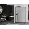 Mexen Kioto dušo sienelė Walk-in 120 x 30 cm, juodas rėmelis, gun metal - 800-120-212-95-70-030