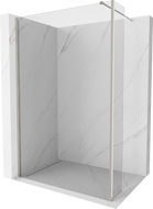 Mexen Kioto dušo siena Walk-in 100 x 40 cm, skaidri, šlifuota nikelis - 800-100-212-97-00-040