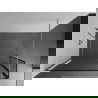Mexen Kioto dušo siena Walk-in 140 x 40 cm, juodas raštas, šlifuotas nikelis - 800-140-212-97-70-040