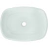 Mexen Araks stalviršio stiklinis praustuvas 54 x 39 cm, balta - 24155430