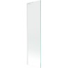 Mexen Next L vonios uždanga 1-sparnas 50 x 150 cm, permatoma, balta - 895-050-000-03-00-20