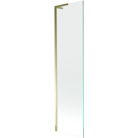 Mexen Next L vonios ekrano vienos dalies durys 50 x 150 cm, skaidrus, auksinis - 895-050-000-03-00-50