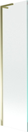 Mexen Next L 1-durų dušo sienelė 50 x 150 cm, skaidri, auksinė - 895-050-000-03-00-50