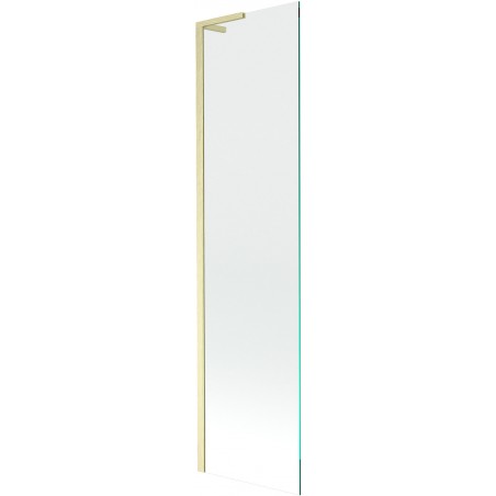 Mexen Next L vonios širmos su vienu varstomu skydu 50 x 150 cm, permatomas, auksinis šlifuotas - 895-050-000-03-00-55