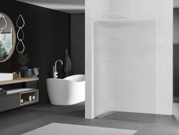 Mexen Kioto L dušo sienelė Walk-in 100 x 200 cm, skaidri, balta - 800-100-103-20-09